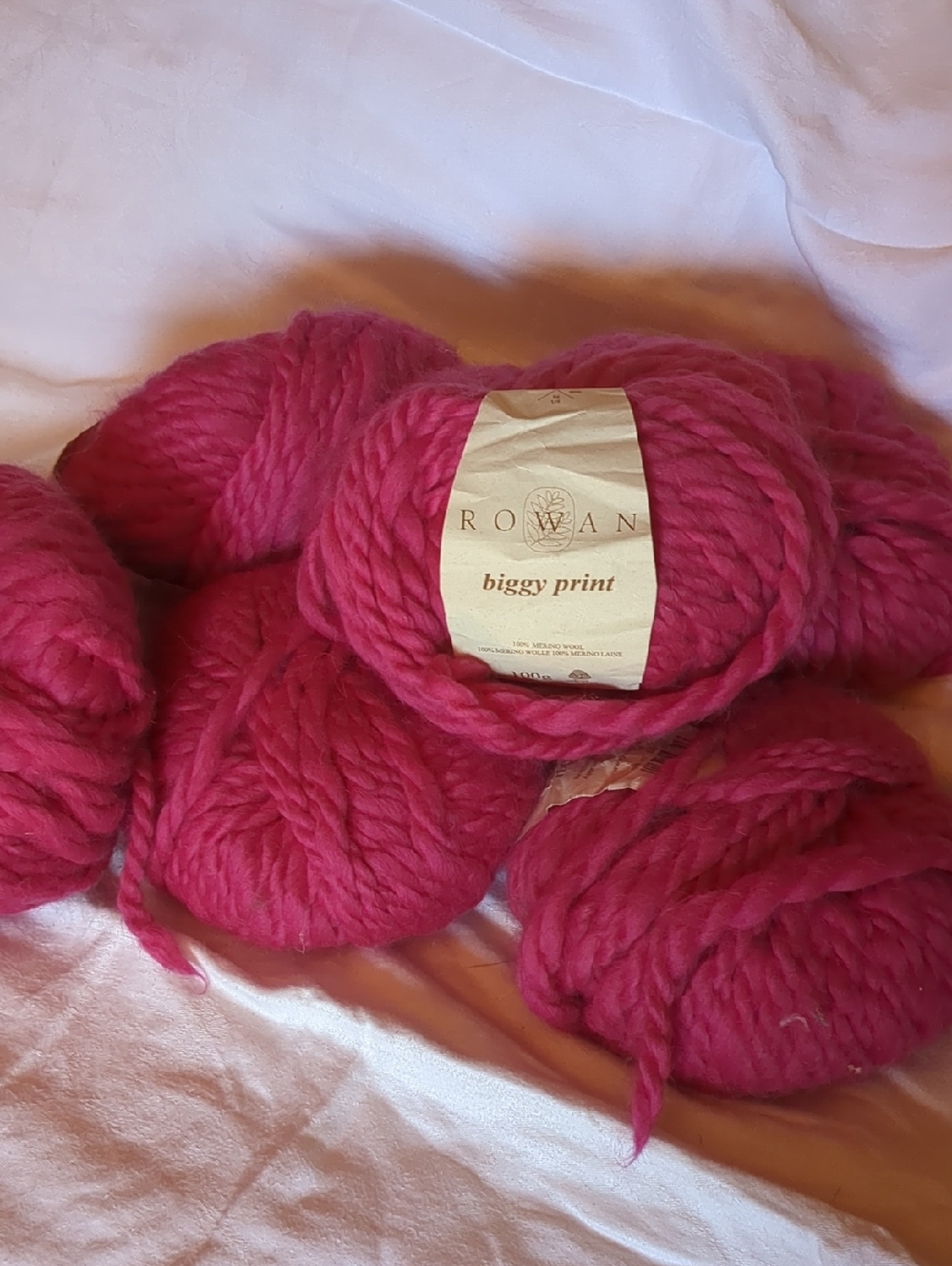 Rowan Biggy Print Yarn Fushia 9 Skeins